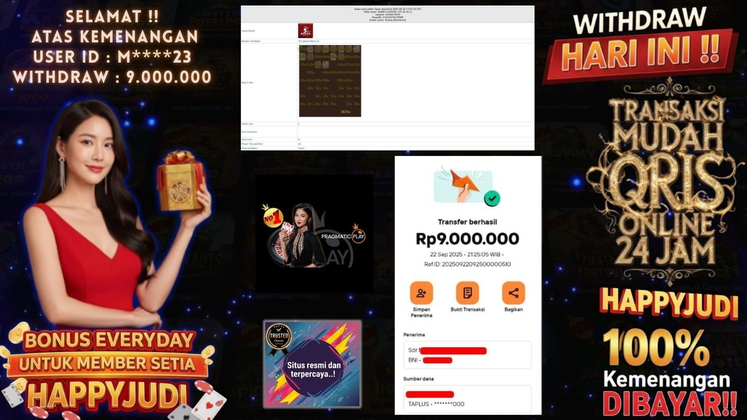 HAPPYJUDI JACKPOT PRAGMATIC PLAY LIVE CASINO